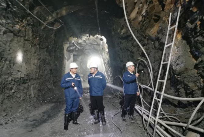 赴鎮坪鑫大地公司調研